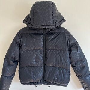 Coach down puffer coat